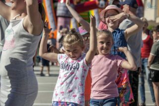 piknik rodzinny z okazji „Dnia Dziecka” organizowany przez Dom Kultury w Łapach