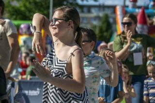 piknik rodzinny z okazji „Dnia Dziecka” organizowany przez Dom Kultury w Łapach