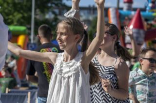 piknik rodzinny z okazji „Dnia Dziecka” organizowany przez Dom Kultury w Łapach