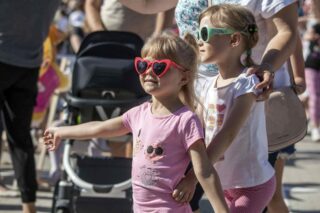 piknik rodzinny z okazji „Dnia Dziecka” organizowany przez Dom Kultury w Łapach
