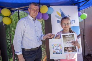 piknik rodzinny z okazji „Dnia Dziecka” organizowany przez Dom Kultury w Łapach