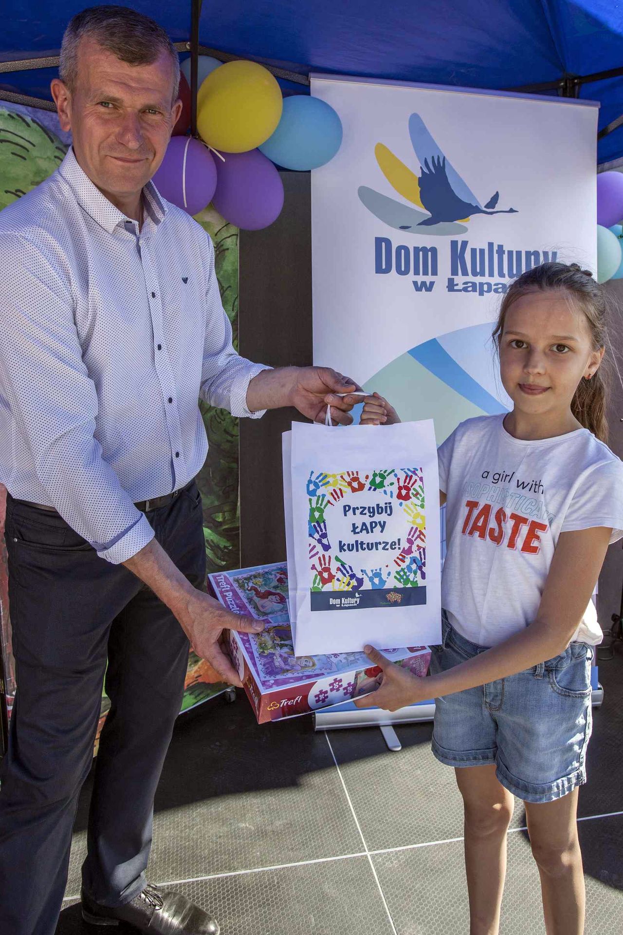 piknik rodzinny z okazji „Dnia Dziecka” organizowany przez Dom Kultury w Łapach
