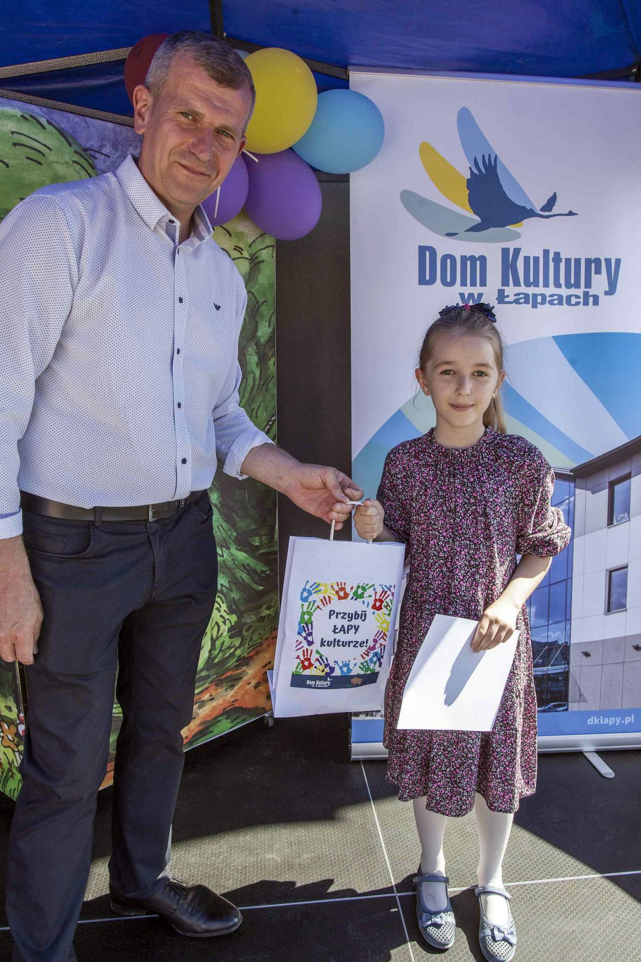 piknik rodzinny z okazji „Dnia Dziecka” organizowany przez Dom Kultury w Łapach