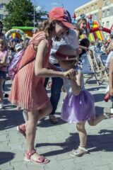 piknik rodzinny z okazji „Dnia Dziecka” organizowany przez Dom Kultury w Łapach