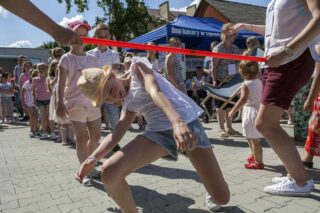 piknik rodzinny z okazji „Dnia Dziecka” organizowany przez Dom Kultury w Łapach