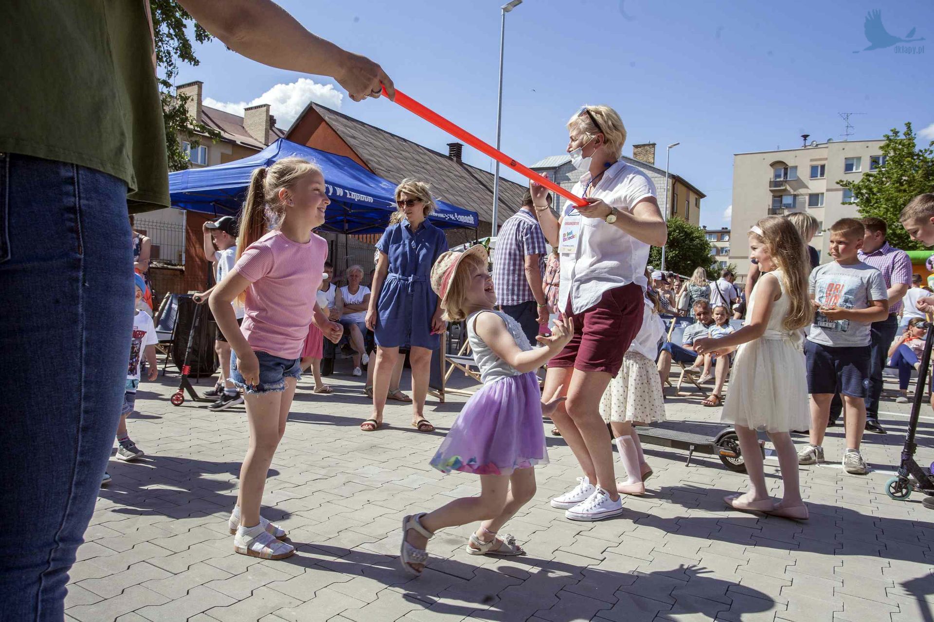 piknik rodzinny z okazji „Dnia Dziecka” organizowany przez Dom Kultury w Łapach