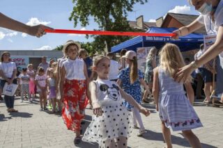 piknik rodzinny z okazji „Dnia Dziecka” organizowany przez Dom Kultury w Łapach