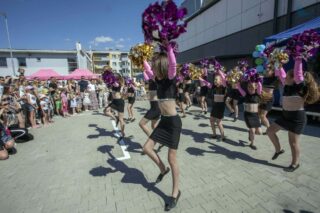 piknik rodzinny z okazji „Dnia Dziecka” organizowany przez Dom Kultury w Łapach