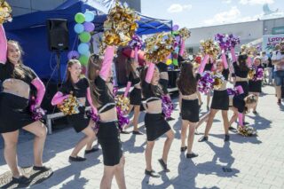 piknik rodzinny z okazji „Dnia Dziecka” organizowany przez Dom Kultury w Łapach