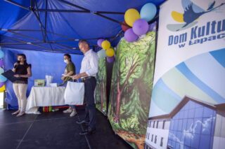 piknik rodzinny z okazji „Dnia Dziecka” organizowany przez Dom Kultury w Łapach
