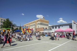 piknik rodzinny z okazji „Dnia Dziecka” organizowany przez Dom Kultury w Łapach