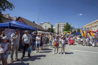 piknik rodzinny z okazji „Dnia Dziecka” organizowany przez Dom Kultury w Łapach