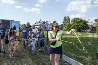 piknik rodzinny na plaży w Uhowie Sobótka 2021