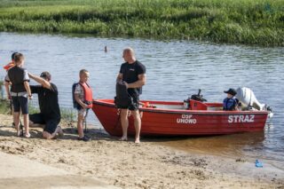 piknik rodzinny na plaży w Uhowie Sobótka 2021