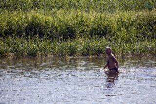 piknik rodzinny na plaży w Uhowie Sobótka 2021