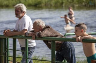 piknik rodzinny na plaży w Uhowie Sobótka 2021