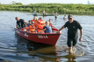 piknik rodzinny na plaży w Uhowie Sobótka 2021