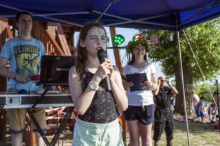 piknik rodzinny na plaży w Uhowie Sobótka 2021