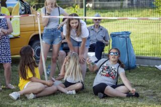 piknik rodzinny na plaży w Uhowie Sobótka 2021