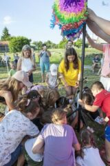 piknik rodzinny na plaży w Uhowie Sobótka 2021