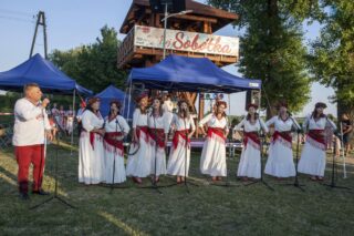 piknik rodzinny na plaży w Uhowie Sobótka 2021