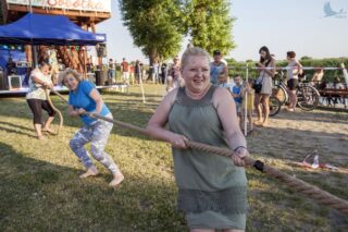 piknik rodzinny na plaży w Uhowie Sobótka 2021