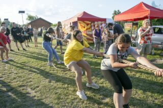 piknik rodzinny na plaży w Uhowie Sobótka 2021
