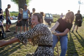 piknik rodzinny na plaży w Uhowie Sobótka 2021