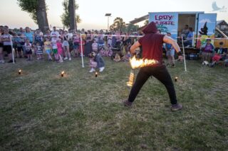 piknik rodzinny na plaży w Uhowie Sobótka 2021