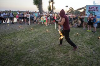 piknik rodzinny na plaży w Uhowie Sobótka 2021