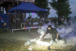 piknik rodzinny na plaży w Uhowie Sobótka 2021