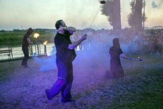 piknik rodzinny na plaży w Uhowie Sobótka 2021