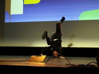 Gala stypendystów Burmistrza Łap. Sala widowiskowa DKLapy.PL