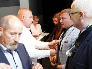 Gala stypendystów Burmistrza Łap. Sala widowiskowa DKLapy.PL