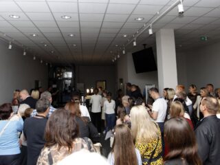 Gala stypendystów Burmistrza Łap. Sala widowiskowa DKLapy.PL