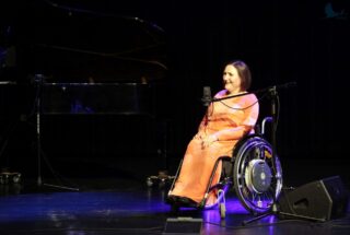 koncert piosenki literackiej Grażyny Łapińskiej Horyzont zdarzeń