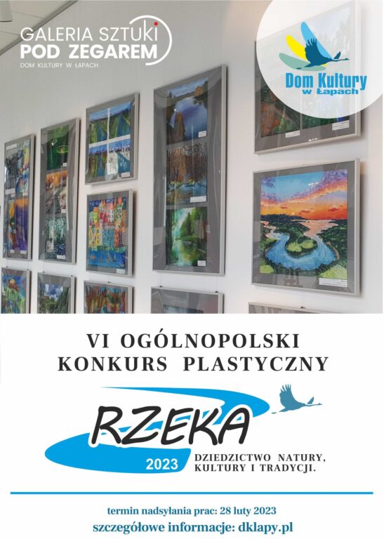 plakat rzeka konkurs plastyczny