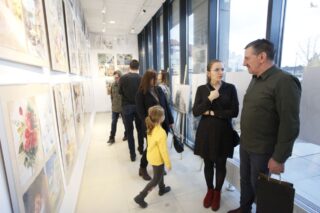 wystawa pracowni Trzy Kolory. Dom Kultury w Łapach