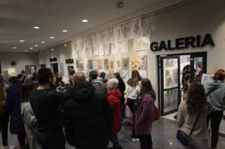 wystawa pracowni Trzy Kolory. Dom Kultury w Łapach