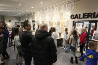 wystawa pracowni Trzy Kolory. Dom Kultury w Łapach
