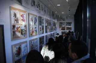 wystawa pracowni Trzy Kolory. Dom Kultury w Łapach
