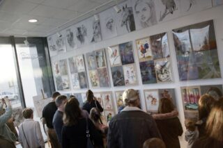 wystawa pracowni Trzy Kolory. Dom Kultury w Łapach