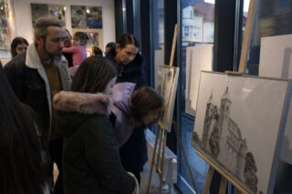 wystawa pracowni Trzy Kolory. Dom Kultury w Łapach