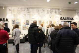 wystawa pracowni Trzy Kolory. Dom Kultury w Łapach
