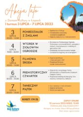 akcja artystyczne lato z domem kultury w łapach