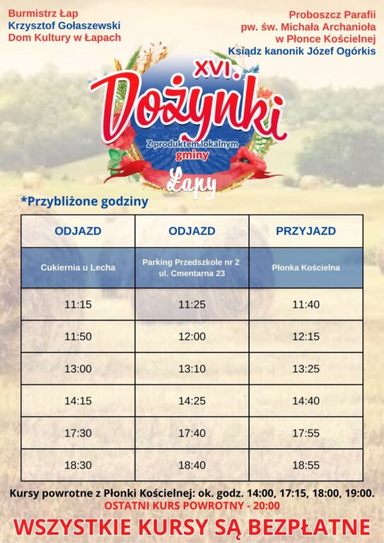 Dożynki z Produktem Lokalnym gminy Łapy 2023