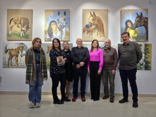 Wystawa Konik Malowany. Piotr Kozłowski. Dom Kultury w Łapach