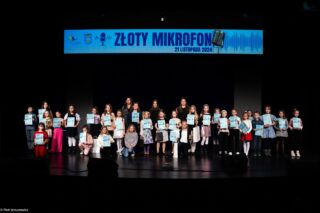 Konkurs muzyczny Złoty mikrofon. Dom Kultury w Łapach