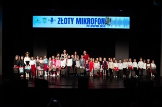 Konkurs muzyczny Złoty mikrofon. Dom Kultury w Łapach