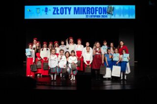 Konkurs muzyczny Złoty mikrofon. Dom Kultury w Łapach